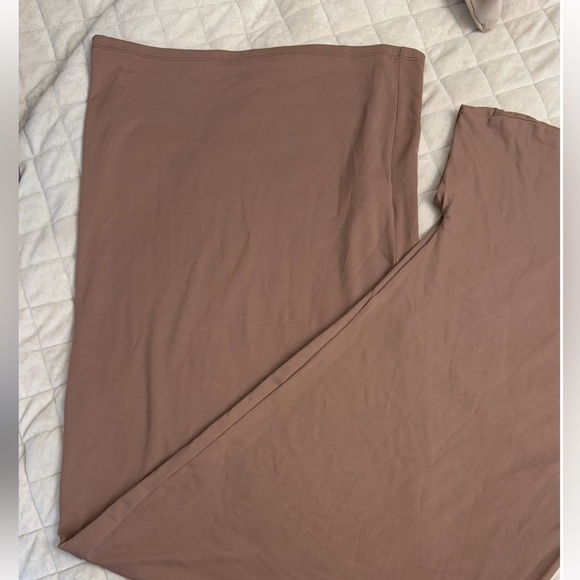 Zara Mocha Bodycon Midi Dress - Picture 3 of 4